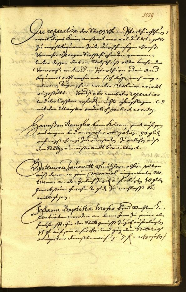 Stadtarchiv Bozen - BOhisto Ratsprotokoll 1672 