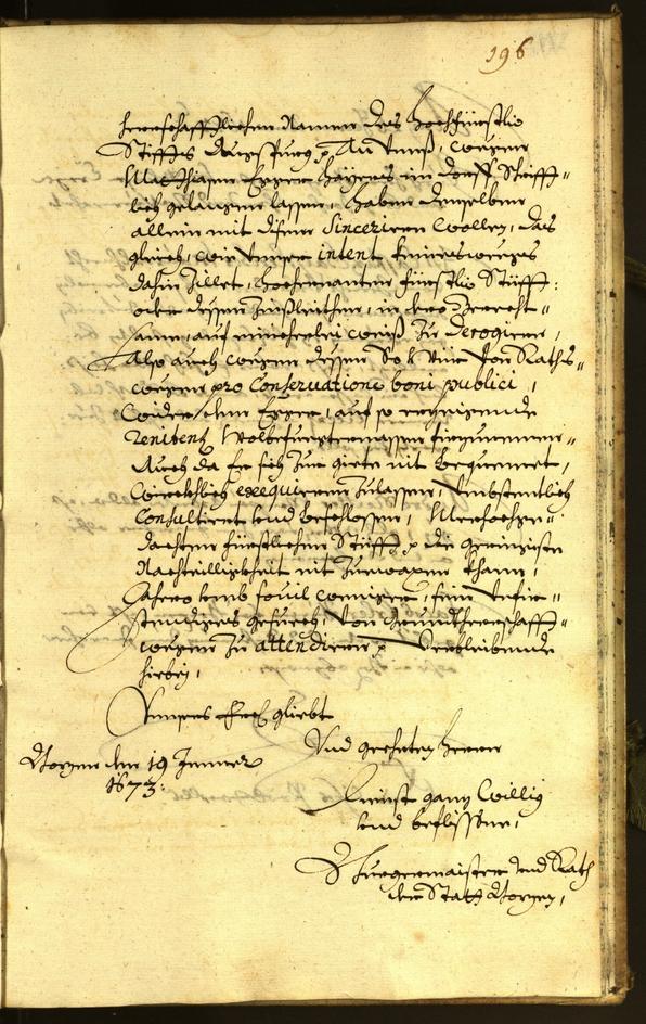 Civic Archives of Bozen-Bolzano - BOhisto Minutes of the council 1672 