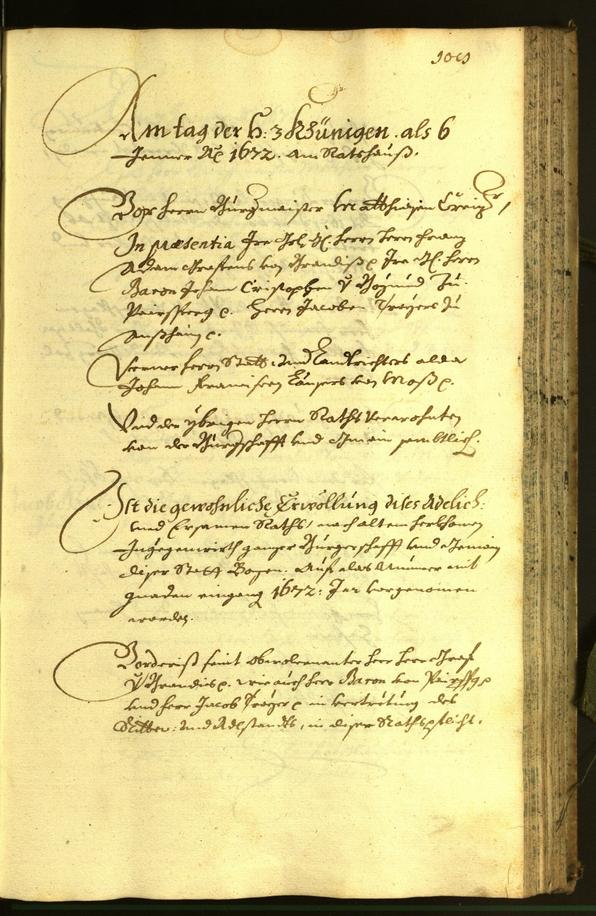 Civic Archives of Bozen-Bolzano - BOhisto Minutes of the council 1672 