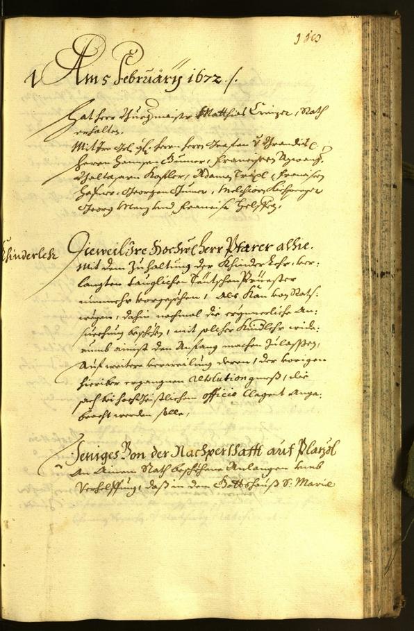 Civic Archives of Bozen-Bolzano - BOhisto Minutes of the council 1672 