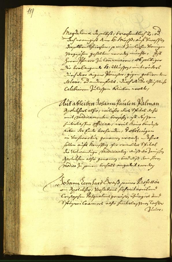 Stadtarchiv Bozen - BOhisto Ratsprotokoll 1672 