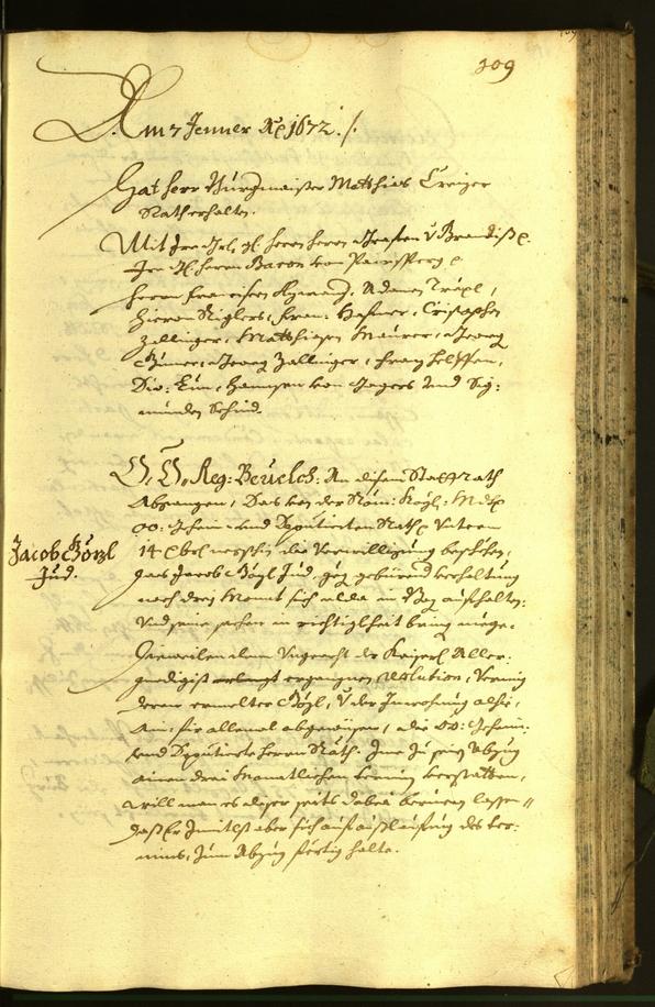 Civic Archives of Bozen-Bolzano - BOhisto Minutes of the council 1672 