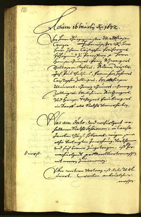 Civic Archives of Bozen-Bolzano - BOhisto Minutes of the council 1672 