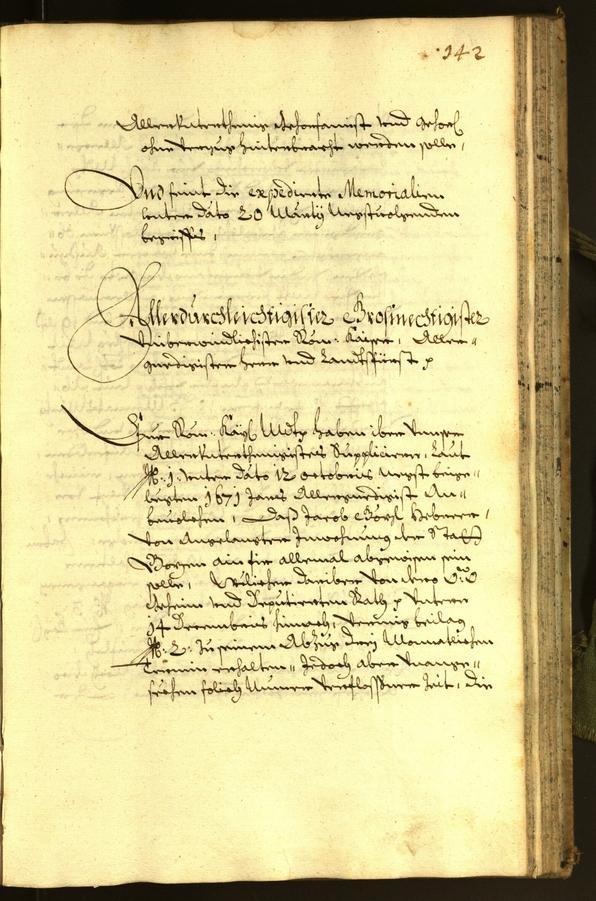 Stadtarchiv Bozen - BOhisto Ratsprotokoll 1672 