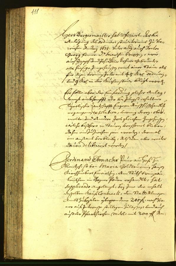 Civic Archives of Bozen-Bolzano - BOhisto Minutes of the council 1672 