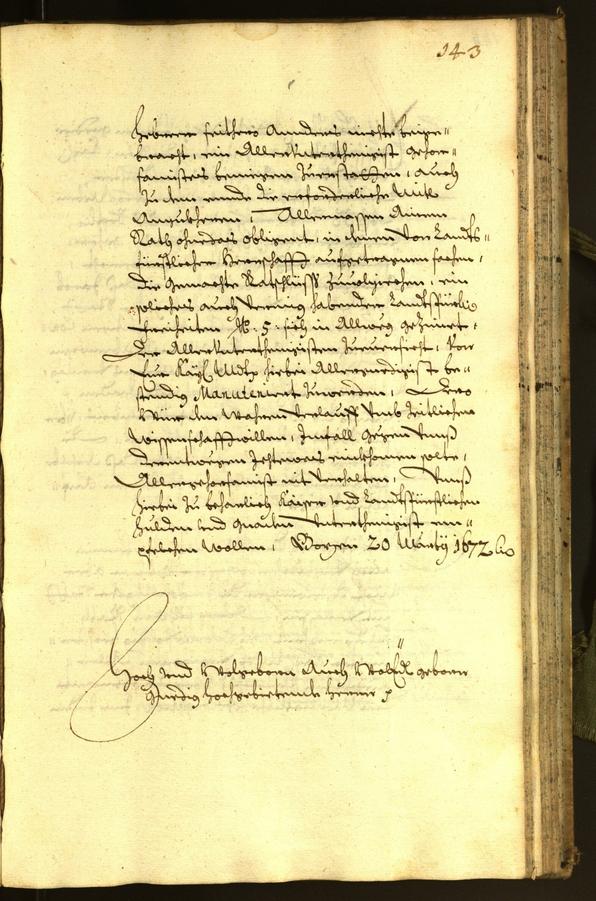 Civic Archives of Bozen-Bolzano - BOhisto Minutes of the council 1672 