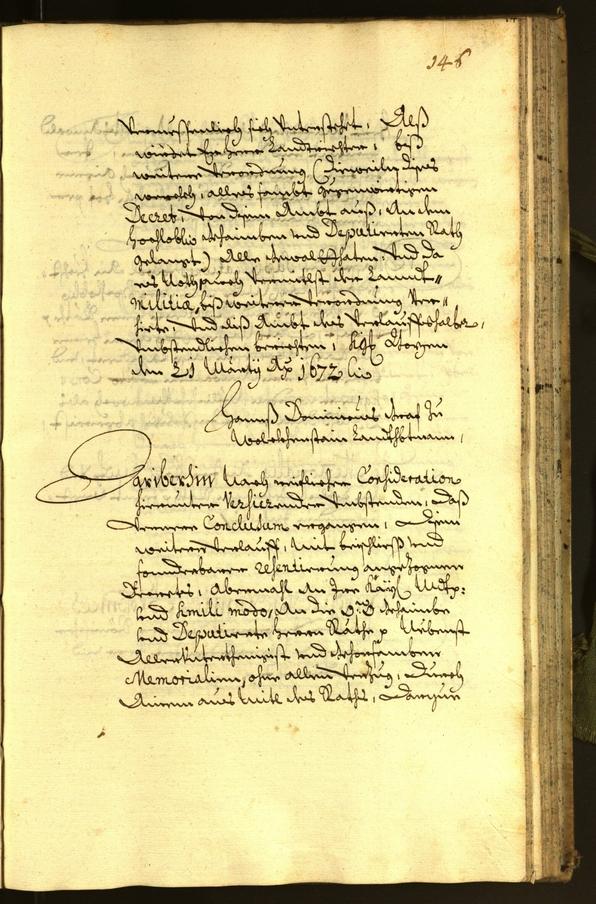 Civic Archives of Bozen-Bolzano - BOhisto Minutes of the council 1672 