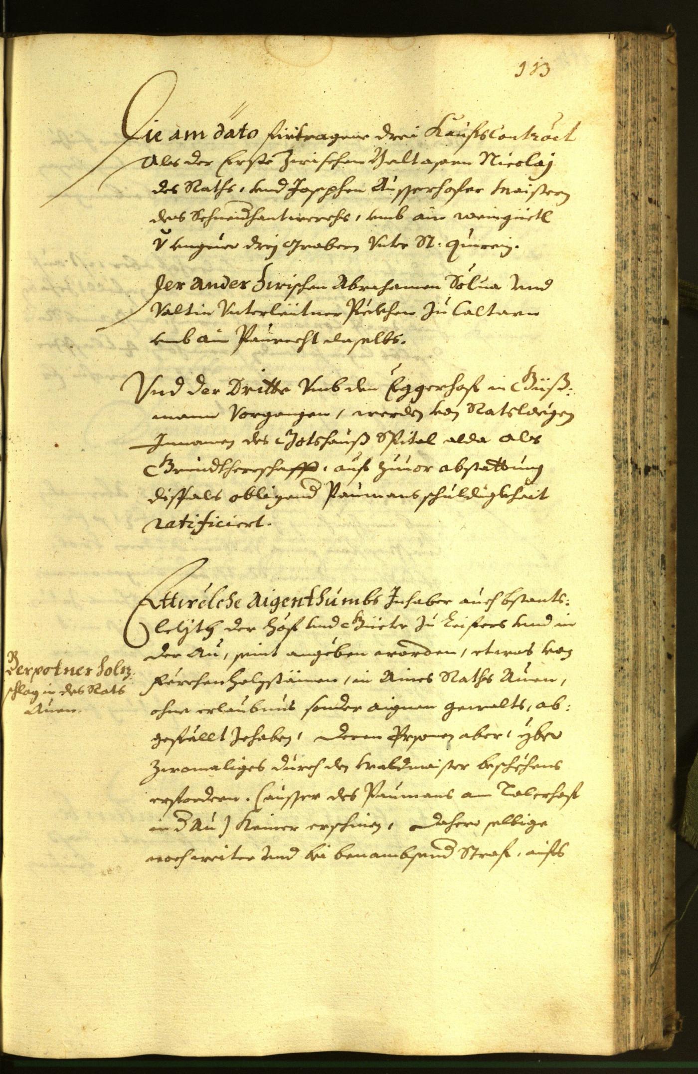 Archivio Storico della Città di Bolzano - BOhisto protocollo consiliare 1672 