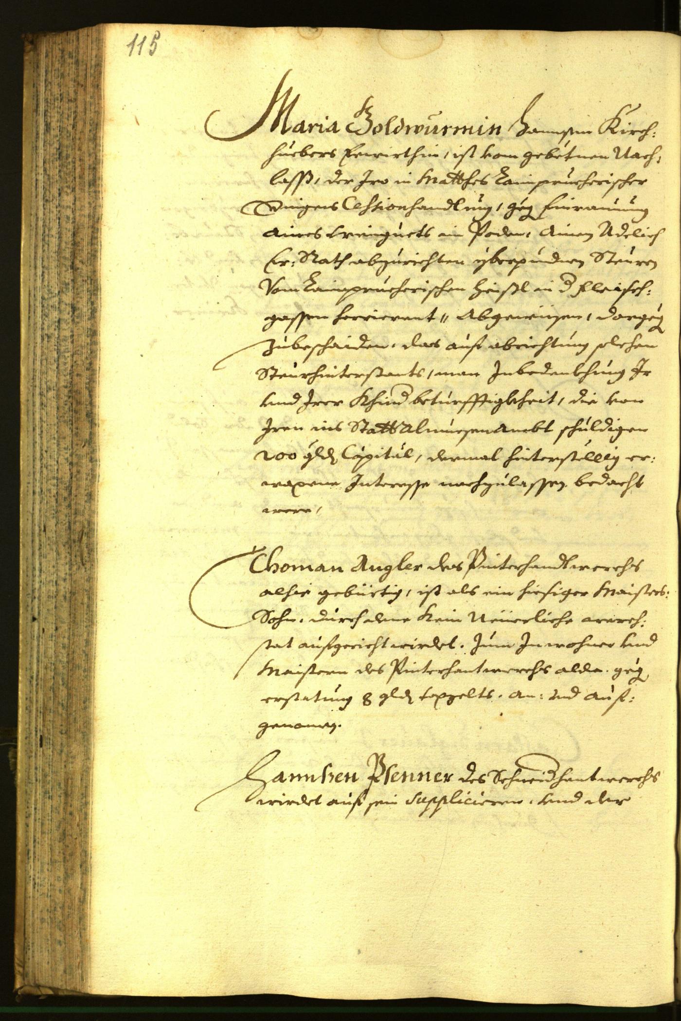 Stadtarchiv Bozen - BOhisto Ratsprotokoll 1672 