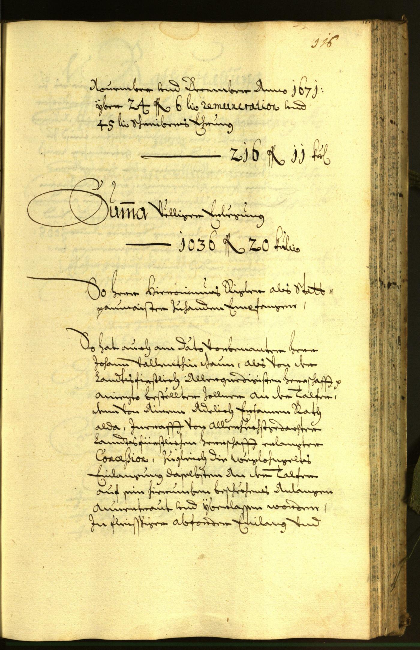 Stadtarchiv Bozen - BOhisto Ratsprotokoll 1672 