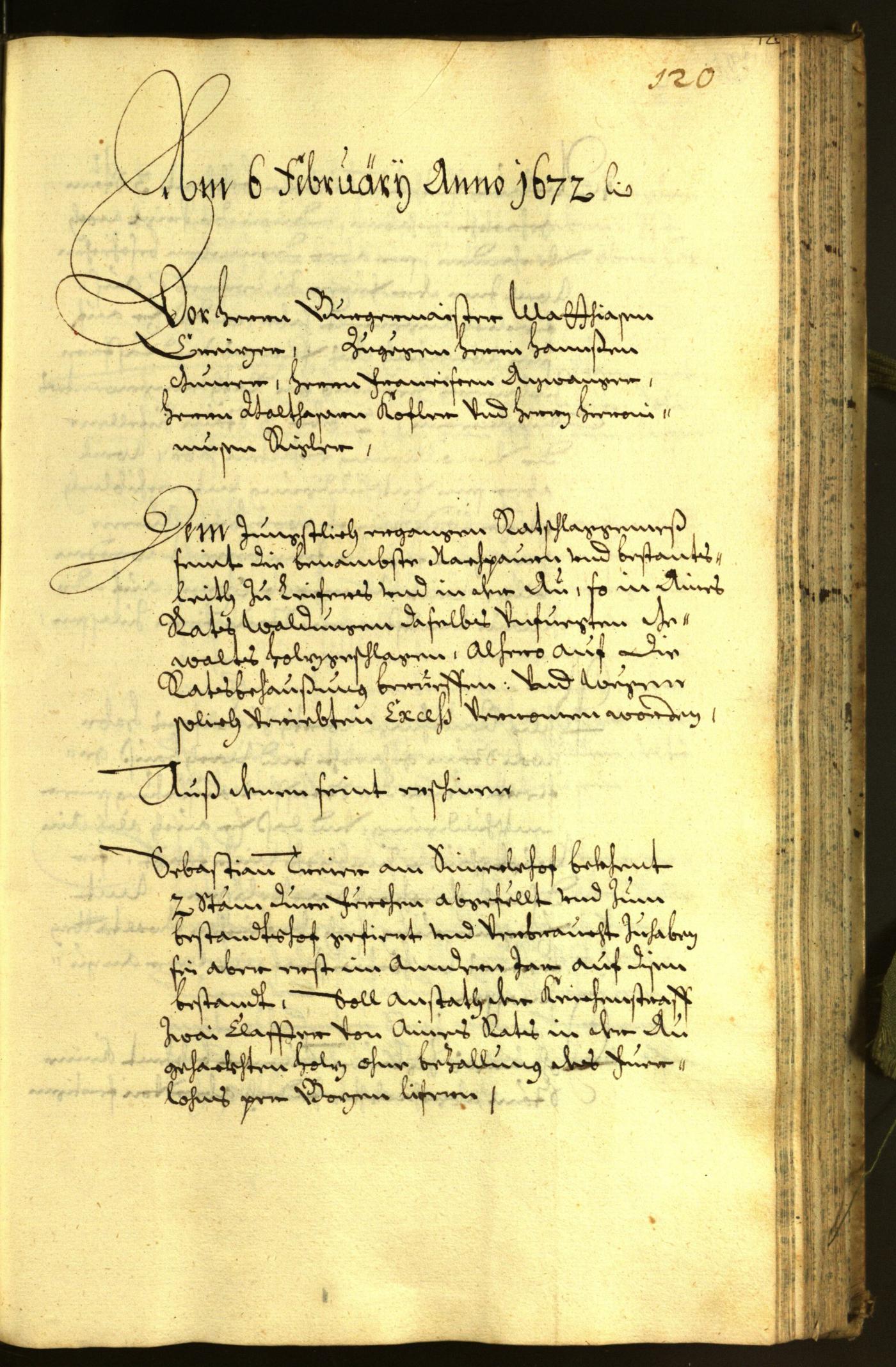 Civic Archives of Bozen-Bolzano - BOhisto Minutes of the council 1672 