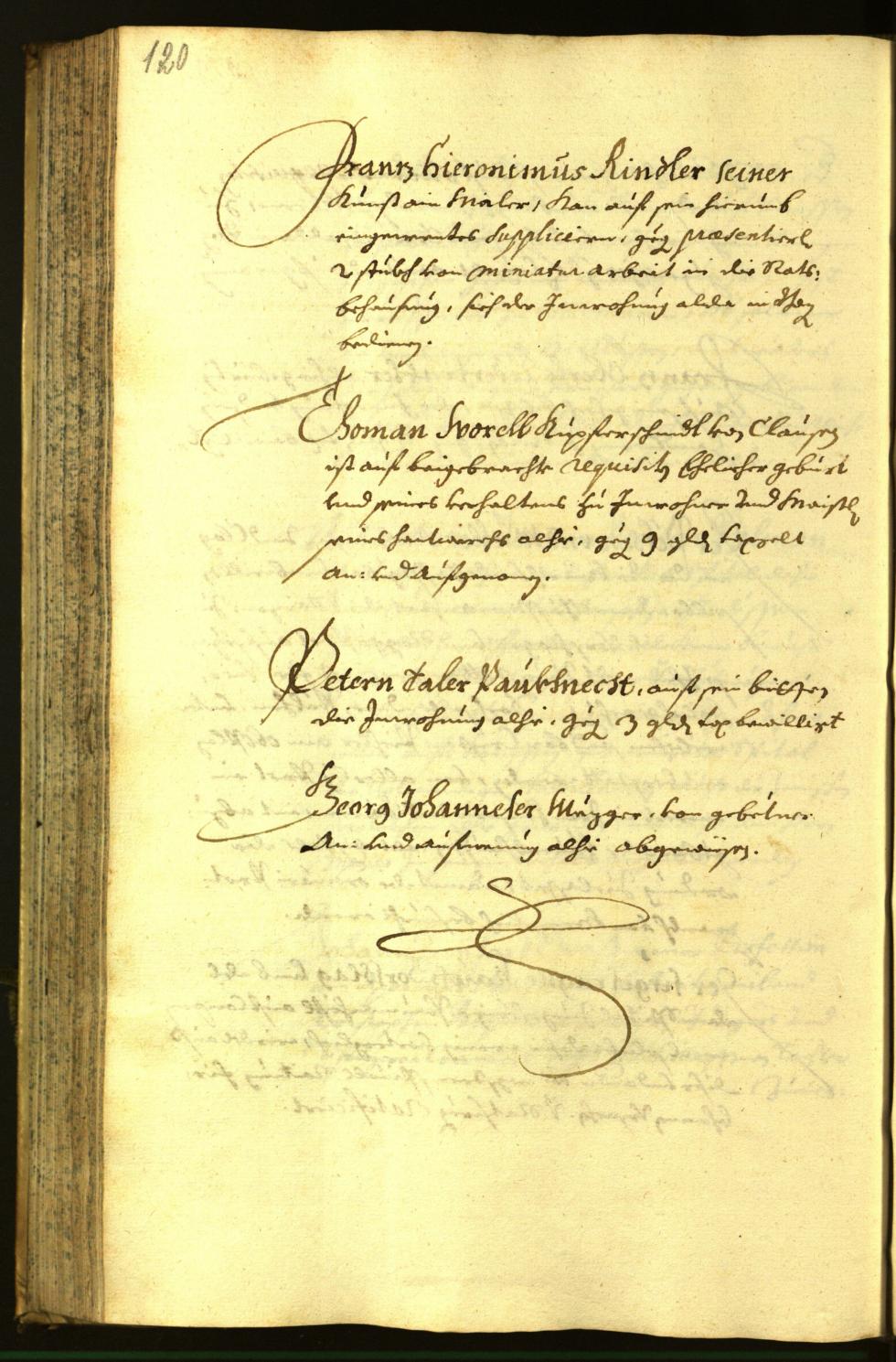 Stadtarchiv Bozen - BOhisto Ratsprotokoll 1672 