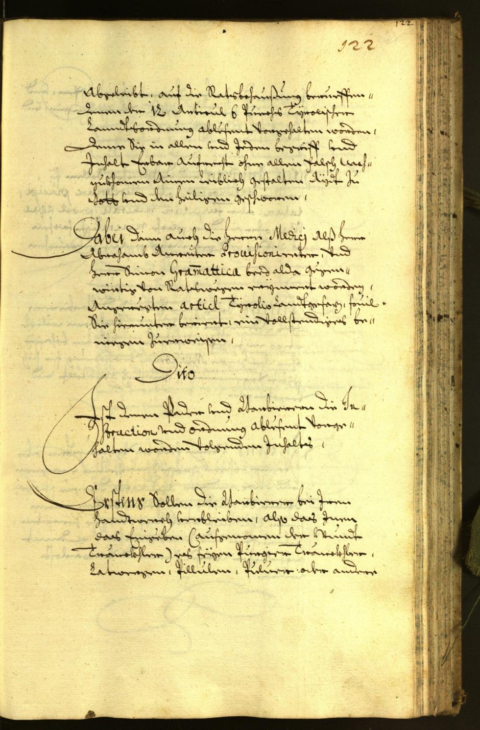 Civic Archives of Bozen-Bolzano - BOhisto Minutes of the council 1672 