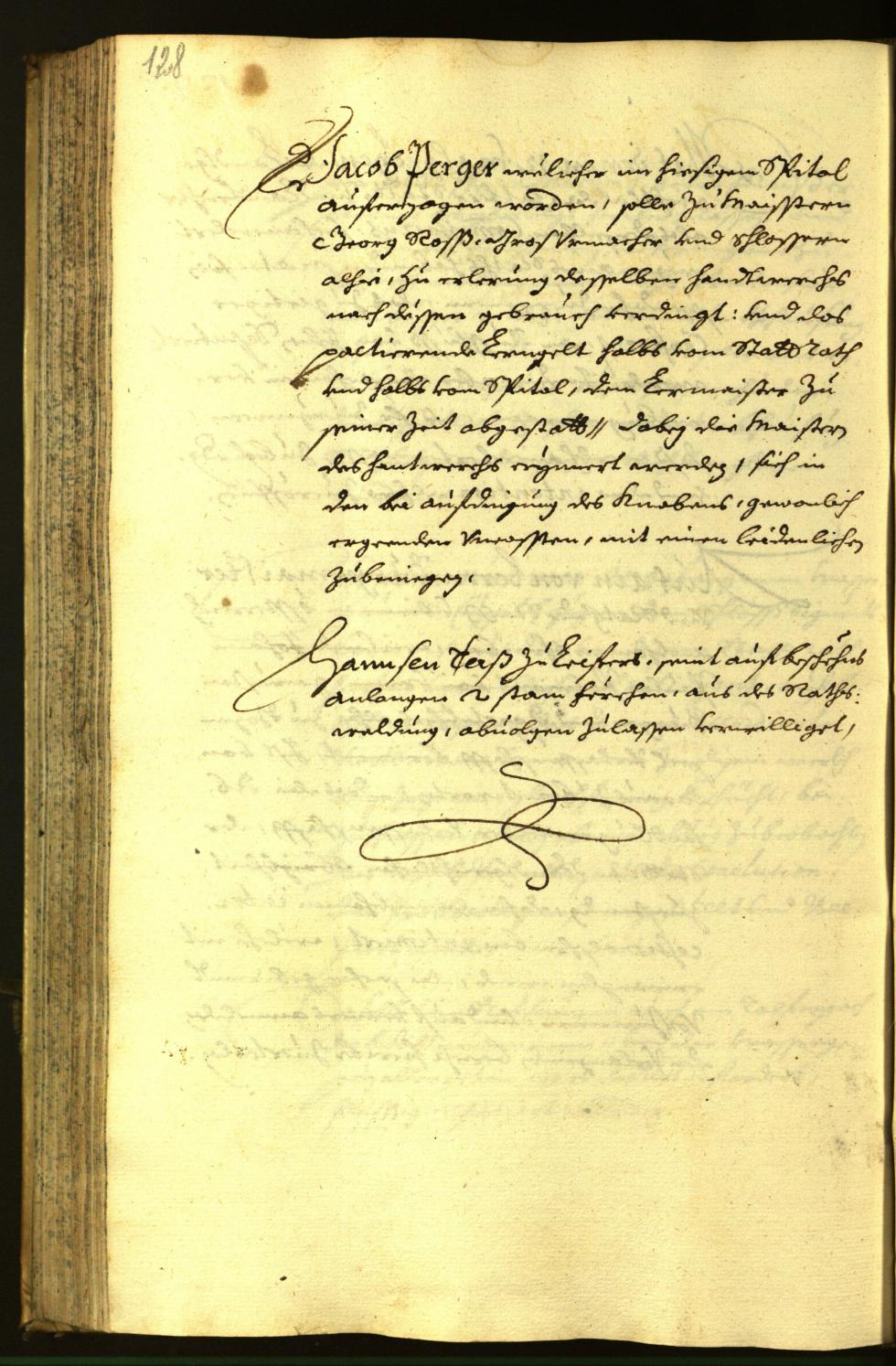 Stadtarchiv Bozen - BOhisto Ratsprotokoll 1672 