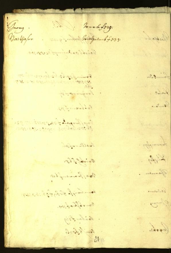 Stadtarchiv Bozen - BOhisto Ratsprotokoll 1673/74 