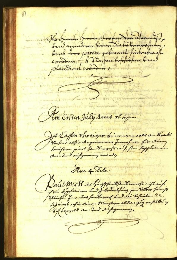 Stadtarchiv Bozen - BOhisto Ratsprotokoll 1673 