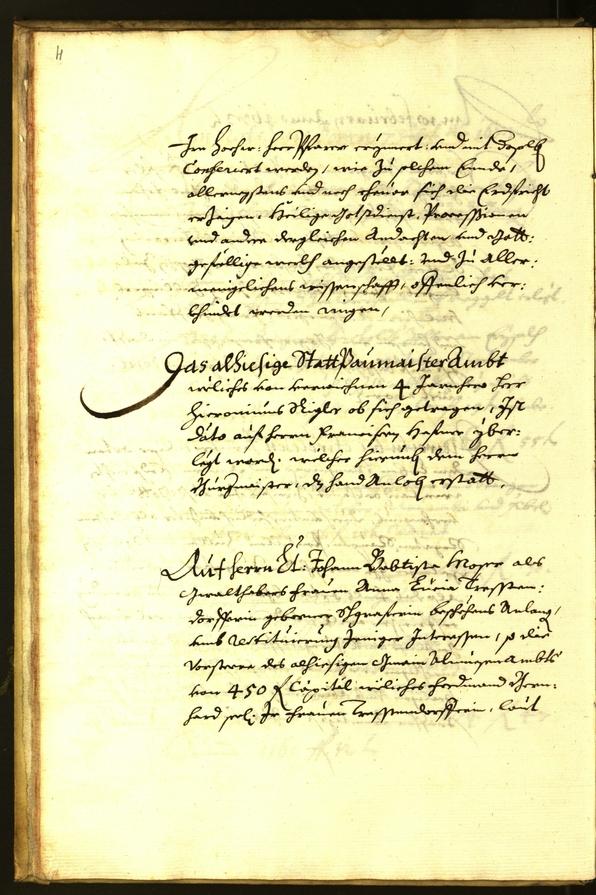 Stadtarchiv Bozen - BOhisto Ratsprotokoll 1673 