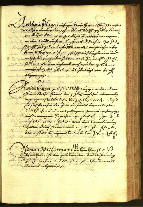 Stadtarchiv Bozen - BOhisto Ratsprotokoll 1673 