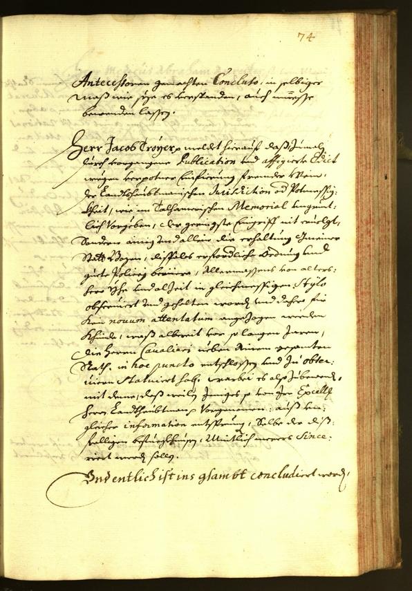 Archivio Storico della Città di Bolzano - BOhisto protocollo consiliare 1673 