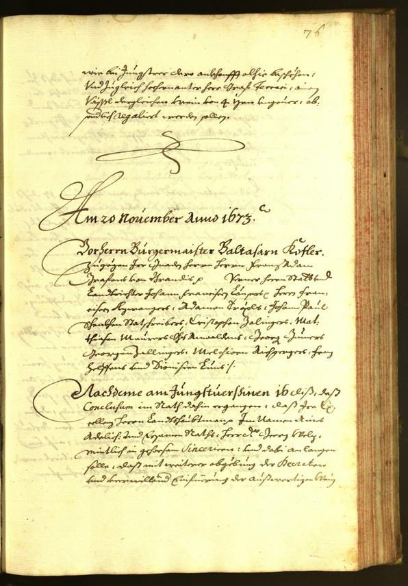 Civic Archives of Bozen-Bolzano - BOhisto Minutes of the council 1673 