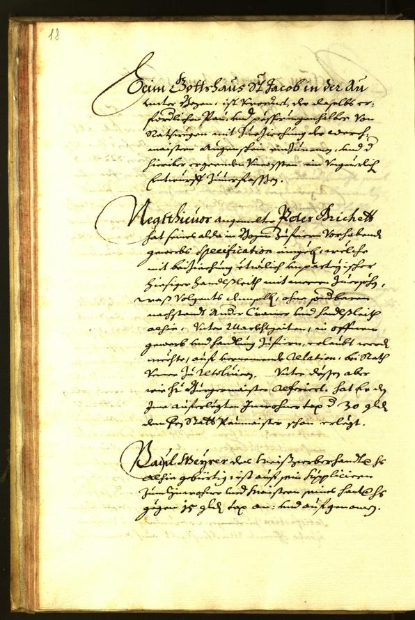 Stadtarchiv Bozen - BOhisto Ratsprotokoll 1673 