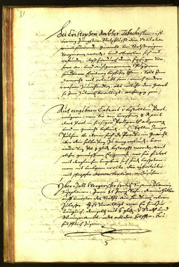 Stadtarchiv Bozen - BOhisto Ratsprotokoll 1673 