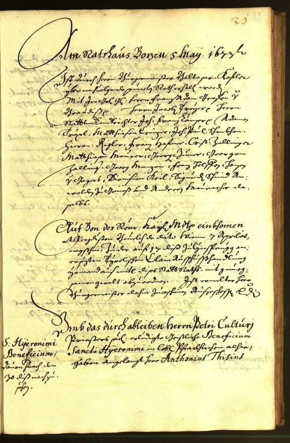 Civic Archives of Bozen-Bolzano - BOhisto Minutes of the council 1673 