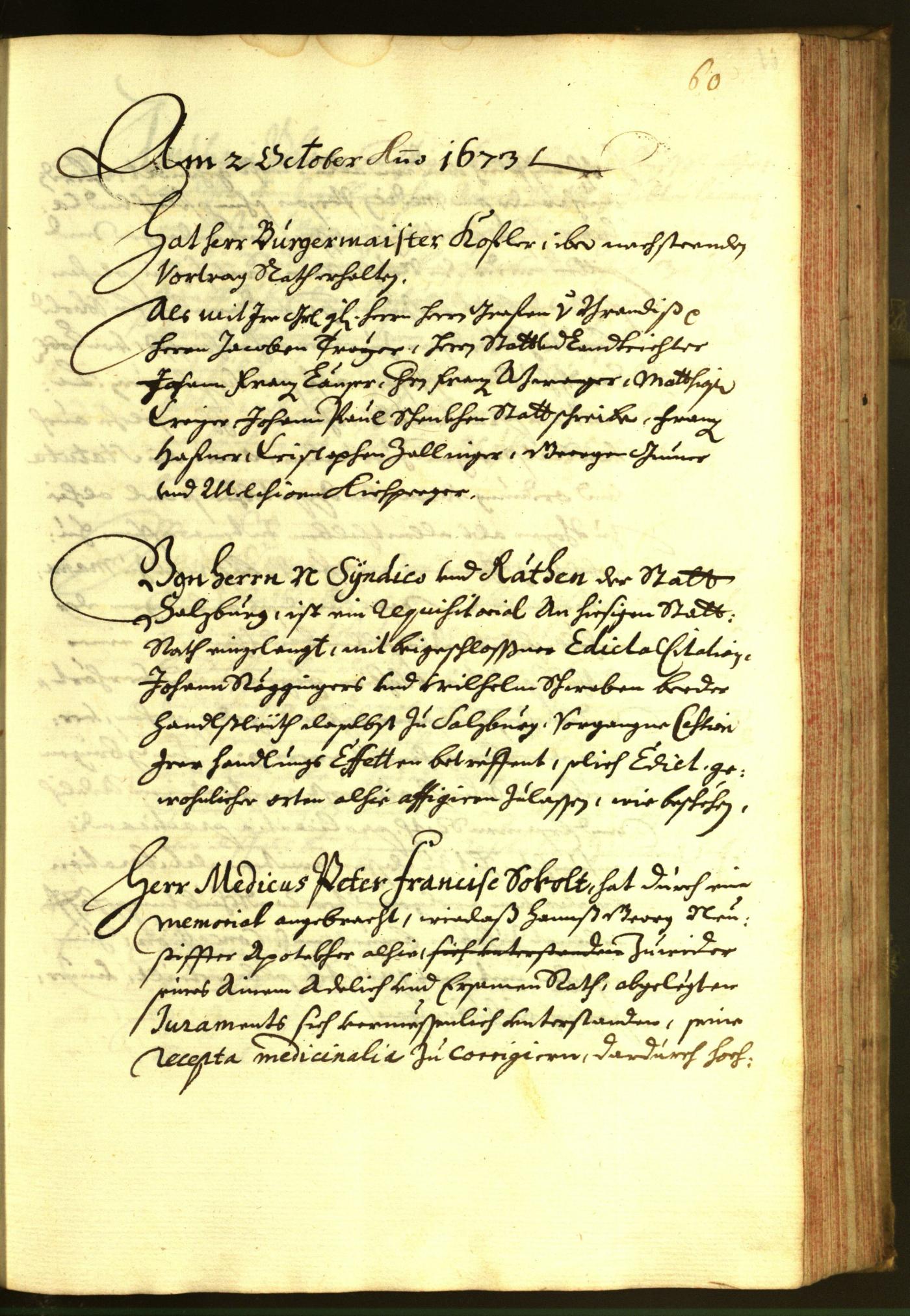 Civic Archives of Bozen-Bolzano - BOhisto Minutes of the council 1673 