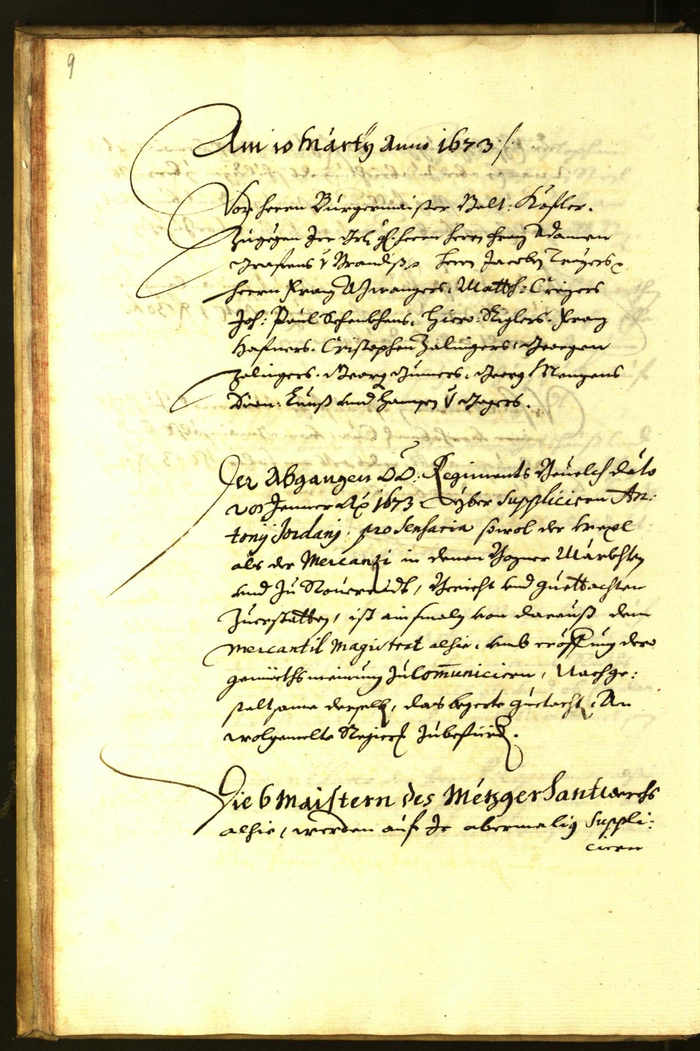 Archivio Storico della Città di Bolzano - BOhisto protocollo consiliare 1673 