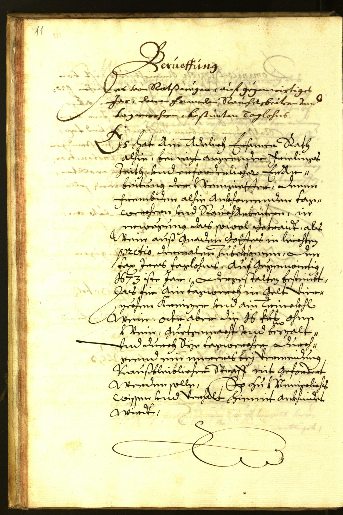 Civic Archives of Bozen-Bolzano - BOhisto Minutes of the council 1673 