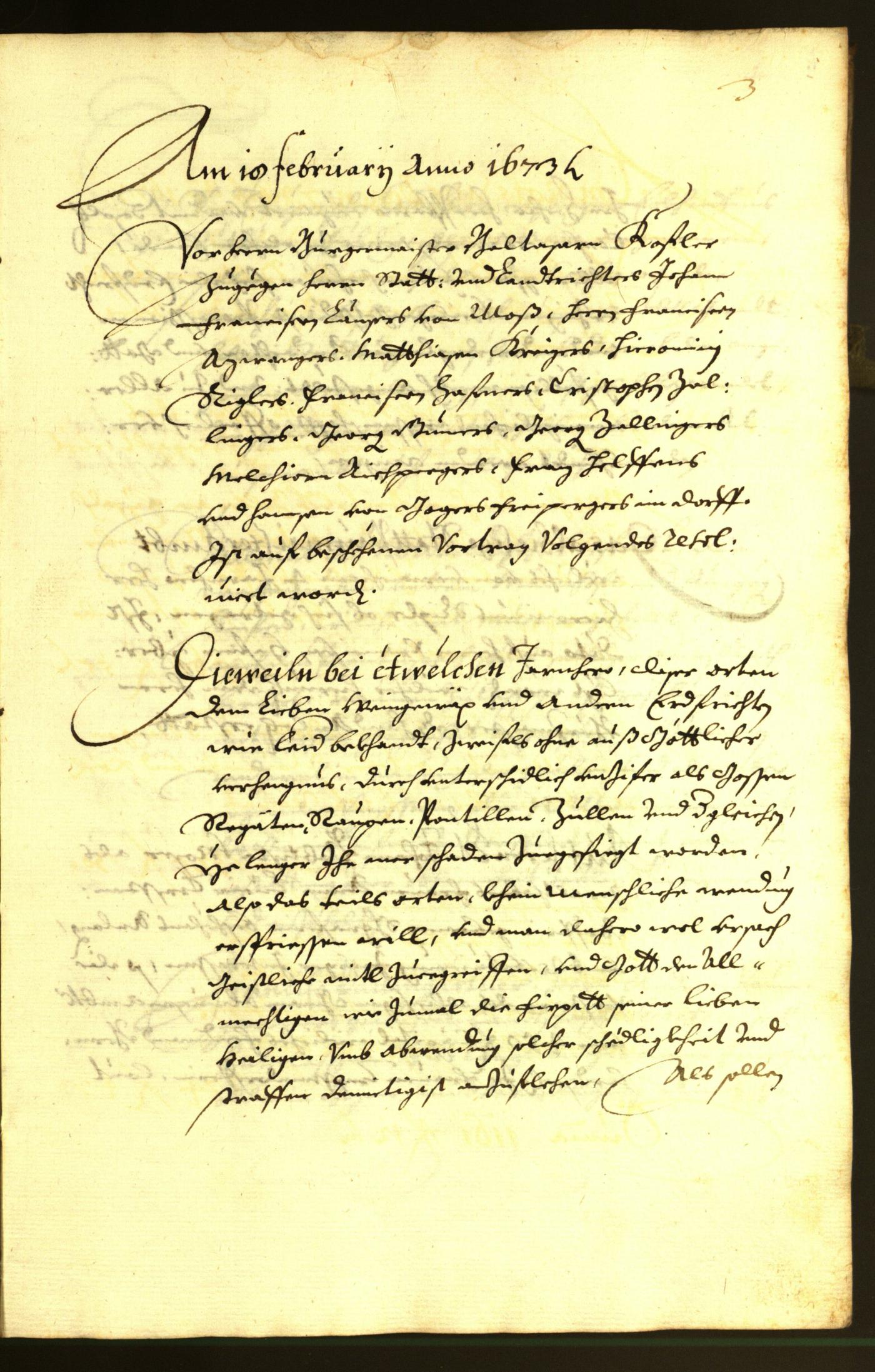 Archivio Storico della Città di Bolzano - BOhisto protocollo consiliare 1673 