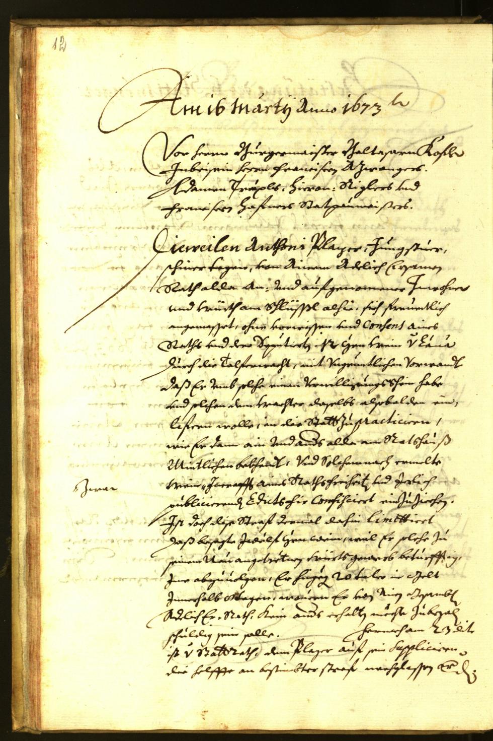 Civic Archives of Bozen-Bolzano - BOhisto Minutes of the council 1673 