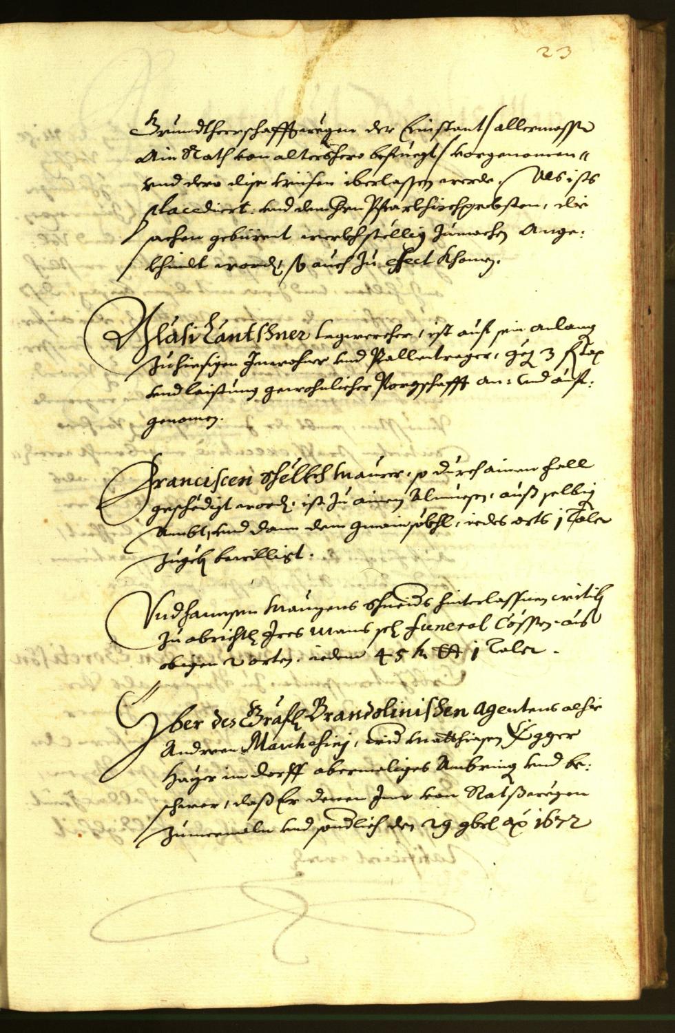 Archivio Storico della Città di Bolzano - BOhisto protocollo consiliare 1673 