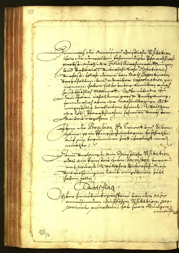 Stadtarchiv Bozen - BOhisto Ratsprotokoll 1674 