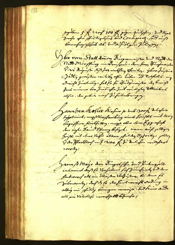 Stadtarchiv Bozen - BOhisto Ratsprotokoll 1674 