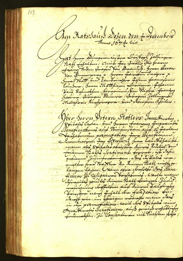 Archivio Storico della Città di Bolzano - BOhisto protocollo consiliare 1674 