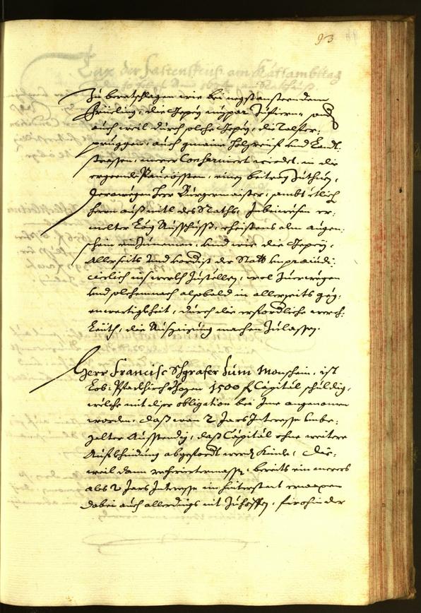 Stadtarchiv Bozen - BOhisto Ratsprotokoll 1674 