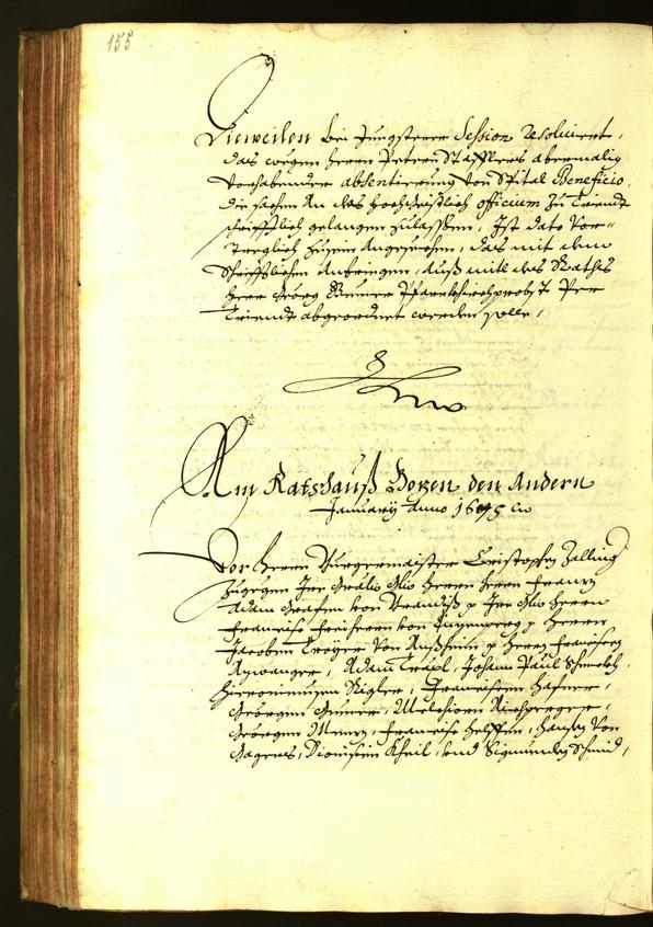 Stadtarchiv Bozen - BOhisto Ratsprotokoll 1674 