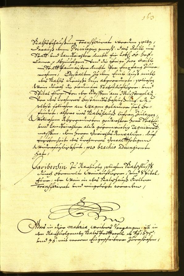 Stadtarchiv Bozen - BOhisto Ratsprotokoll 1674 