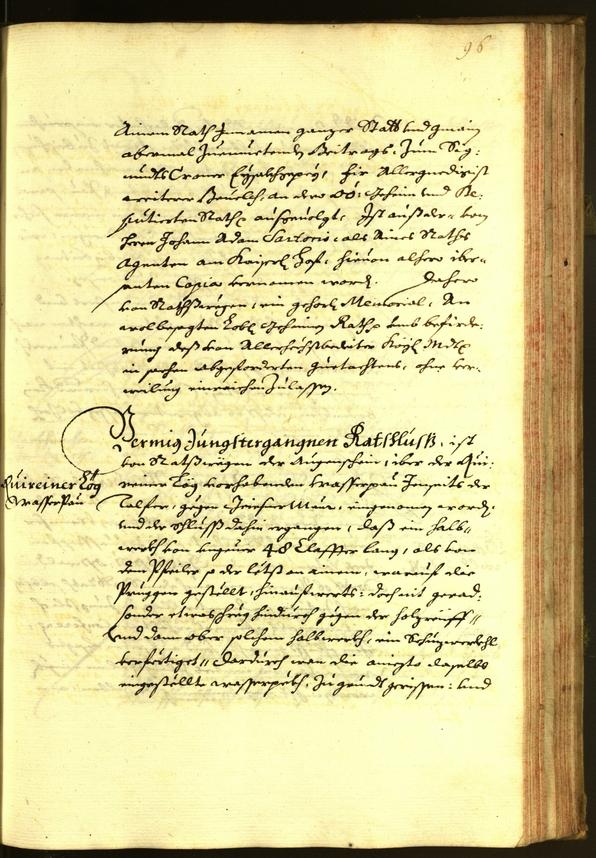 Stadtarchiv Bozen - BOhisto Ratsprotokoll 1674 