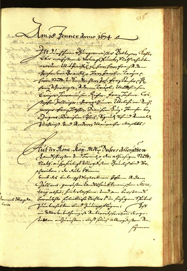 Civic Archives of Bozen-Bolzano - BOhisto Minutes of the council 1674 