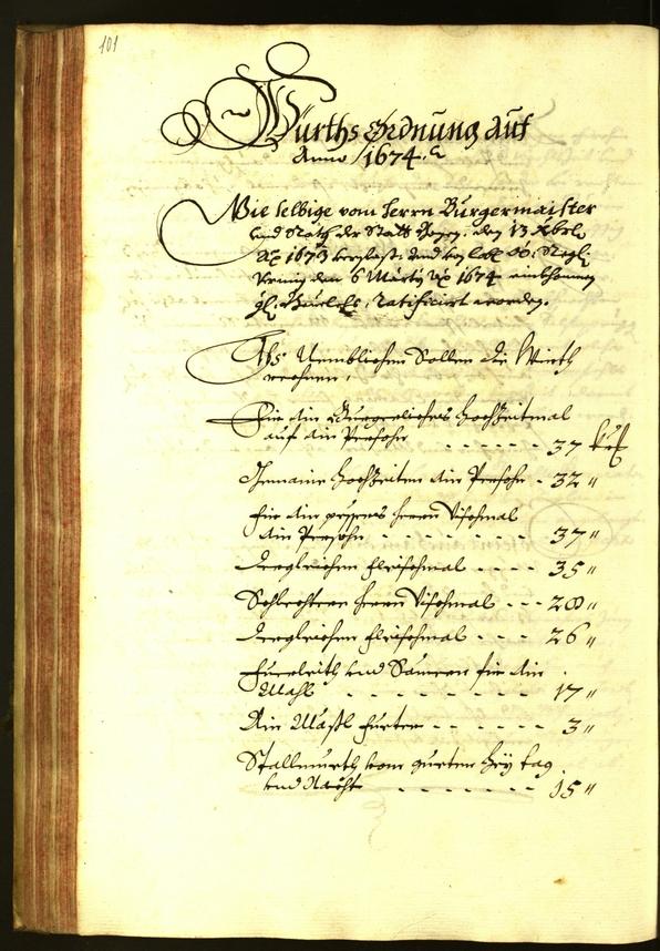 Civic Archives of Bozen-Bolzano - BOhisto Minutes of the council 1674 