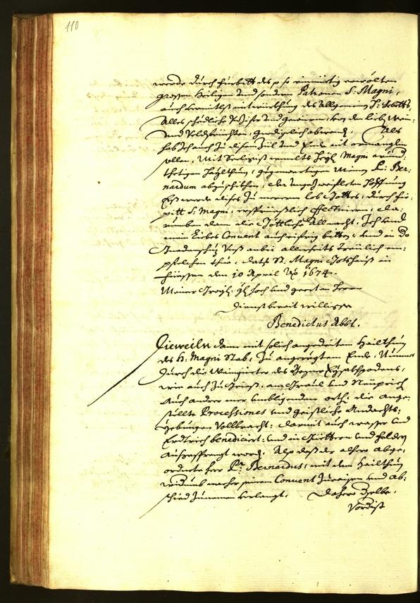 Stadtarchiv Bozen - BOhisto Ratsprotokoll 1674 