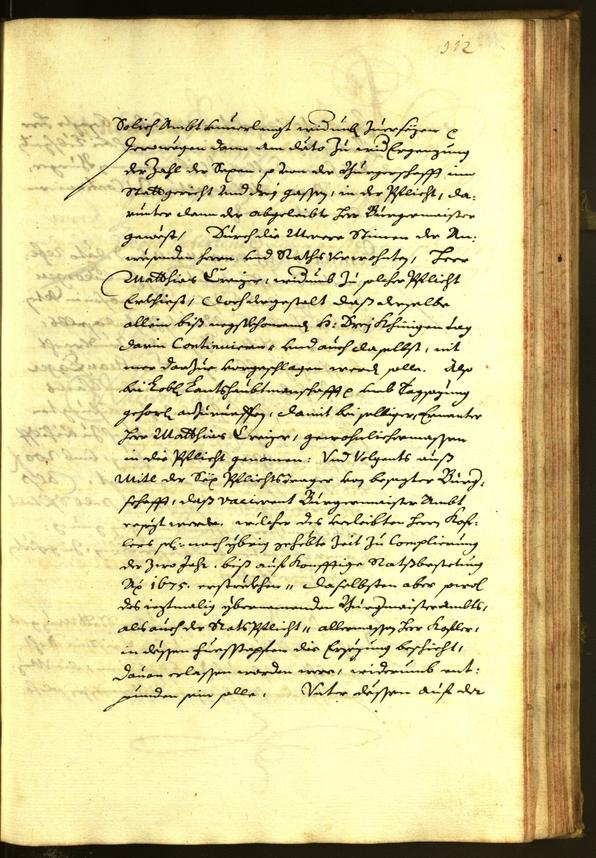 Stadtarchiv Bozen - BOhisto Ratsprotokoll 1674 