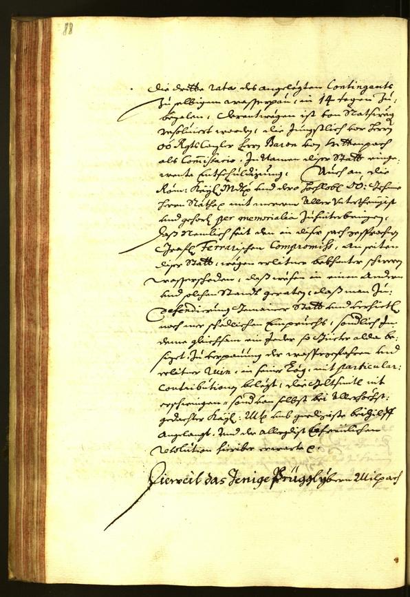 Stadtarchiv Bozen - BOhisto Ratsprotokoll 1674 