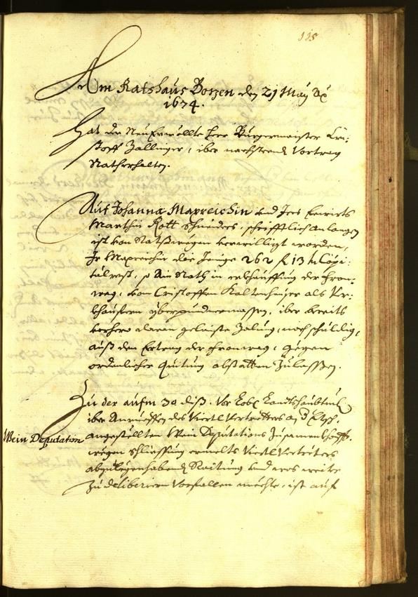 Archivio Storico della Città di Bolzano - BOhisto protocollo consiliare 1674 