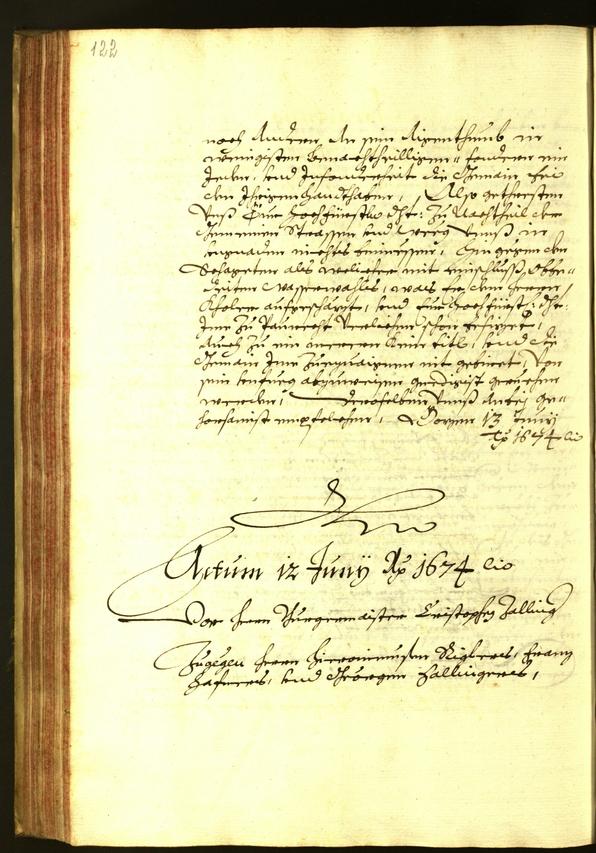 Civic Archives of Bozen-Bolzano - BOhisto Minutes of the council 1674 