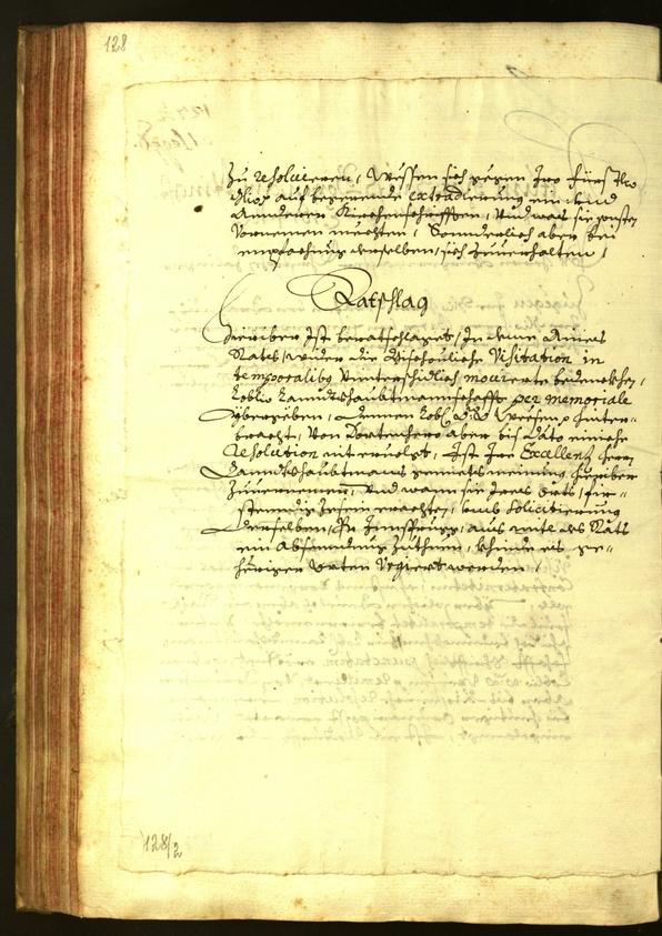 Stadtarchiv Bozen - BOhisto Ratsprotokoll 1674 