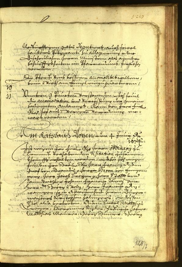 Civic Archives of Bozen-Bolzano - BOhisto Minutes of the council 1674 