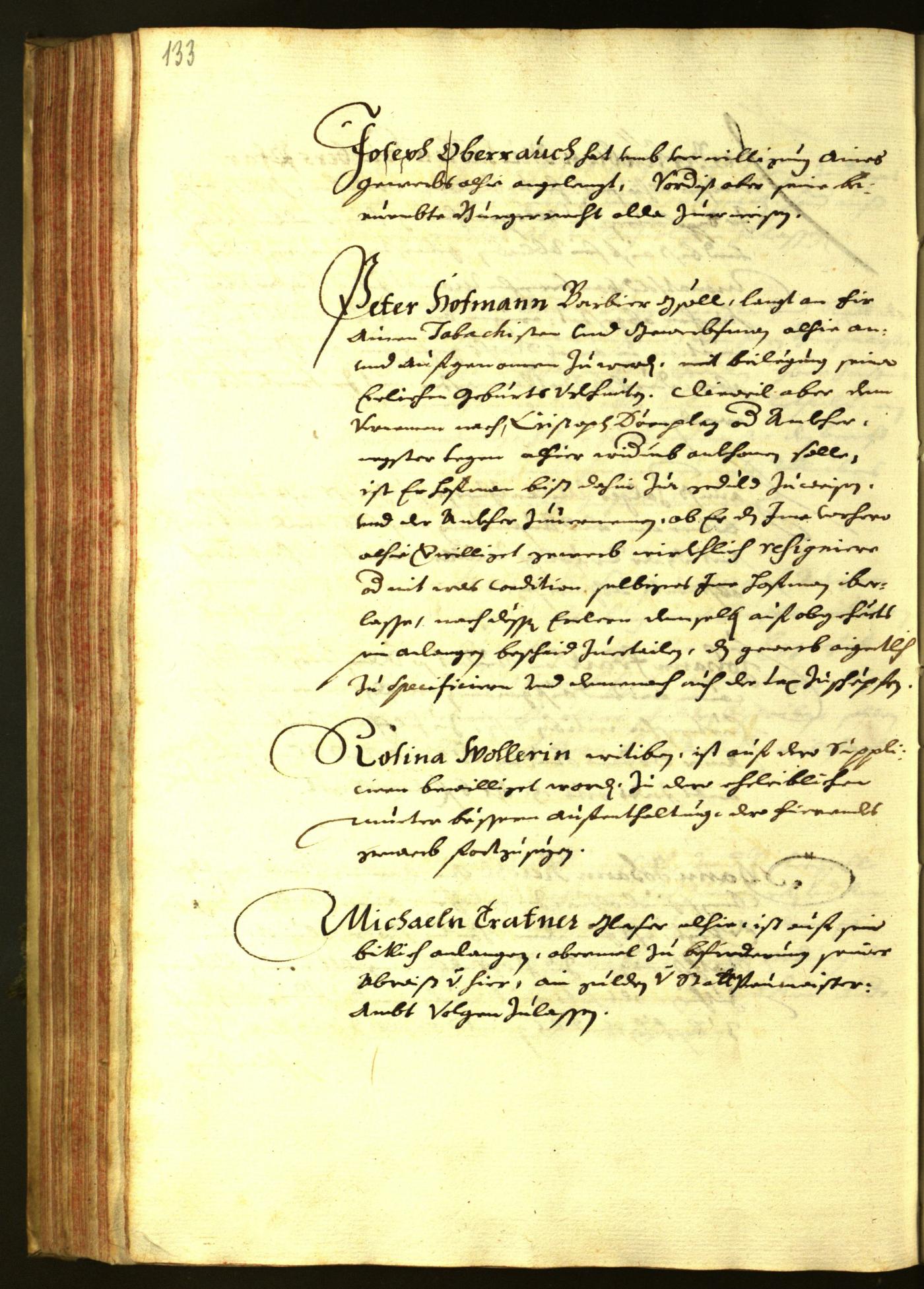 Stadtarchiv Bozen - BOhisto Ratsprotokoll 1674 